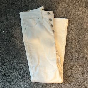 White Madwell button fly jeans. 26 p NWT!